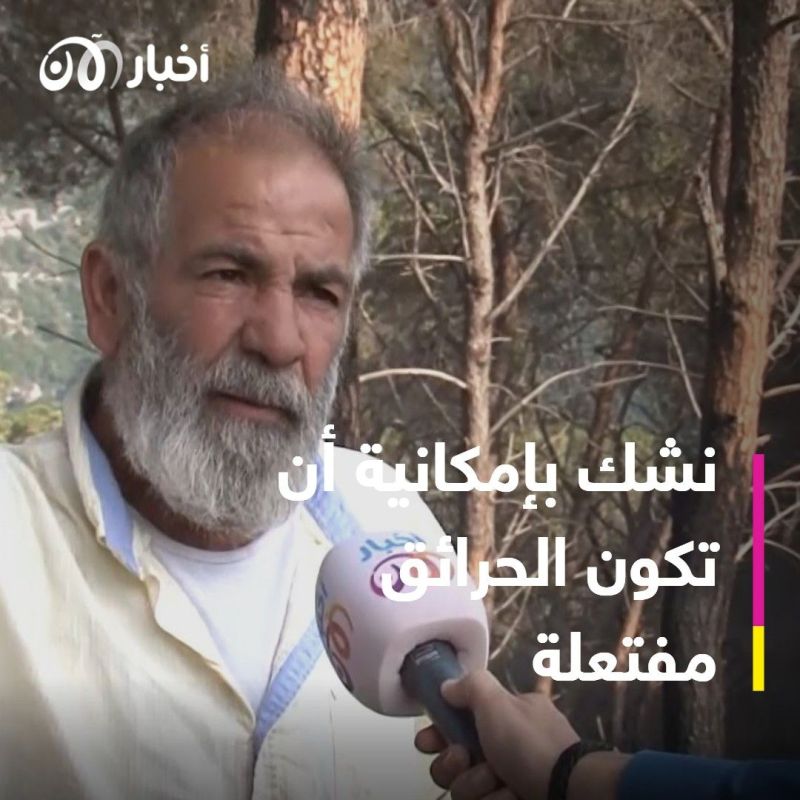 حرائق في 35 غابة لبنانية وشهود يؤكدون: "مفتعلة"