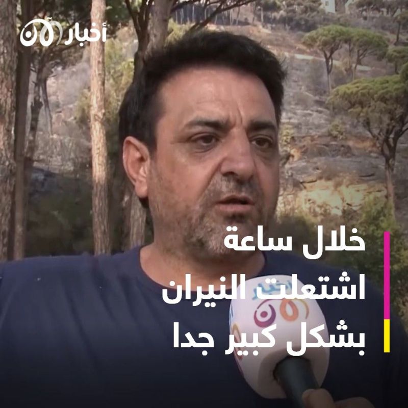 حرائق في 35 غابة لبنانية وشهود يؤكدون: "مفتعلة"