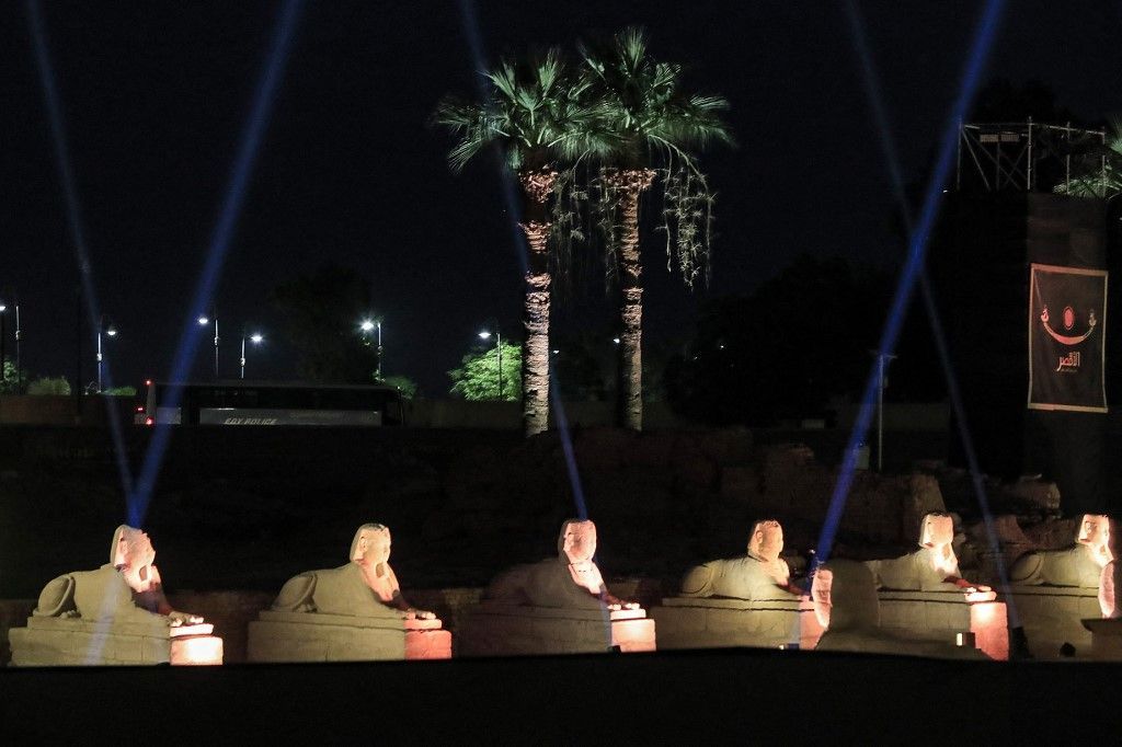 احتفالية طريق الكباش تحول الأقصر إلى "متحف مفتوح" 3 احتفالية طريق الكباش تحول الأقصر إلى "متحف مفتوح"