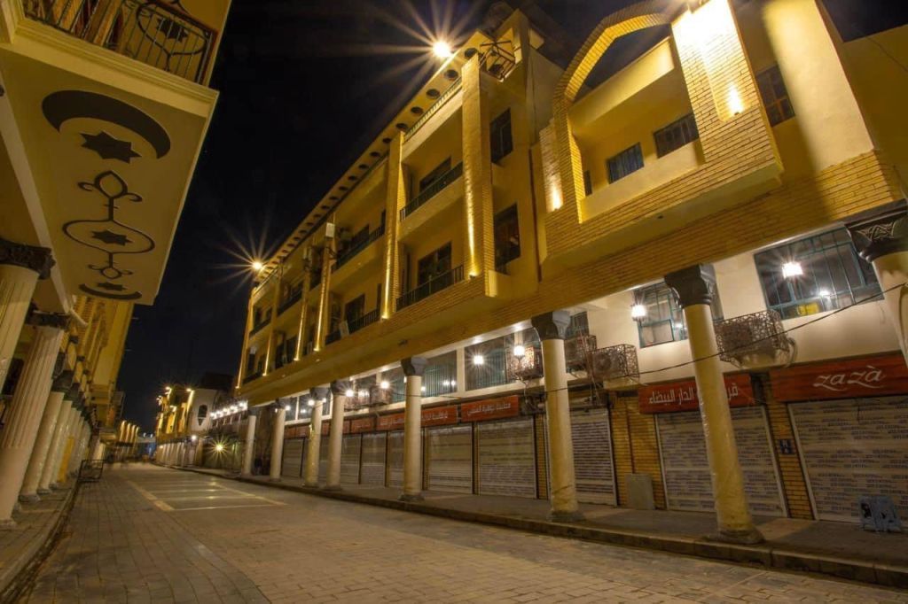 أعمال تطوير شارع المتنبي في بغداد