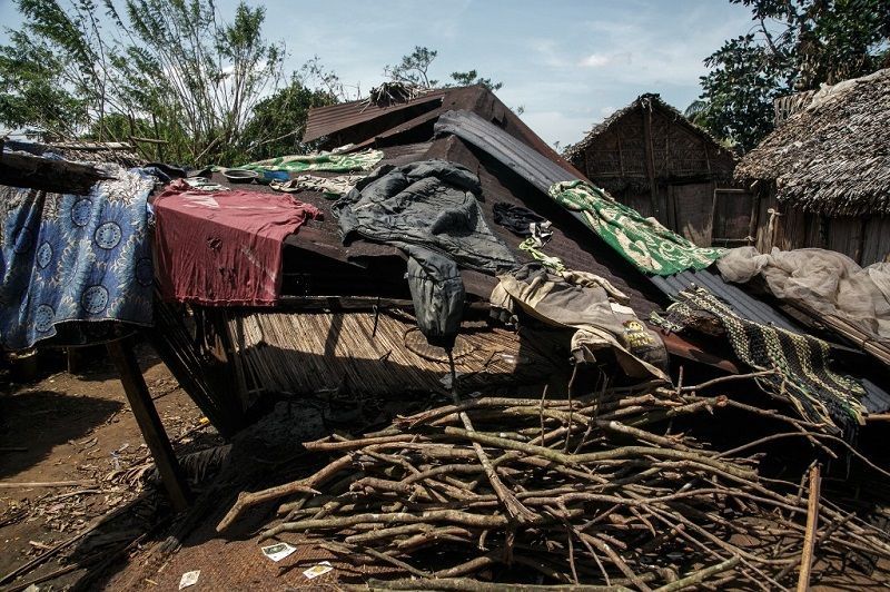 الإعصار باتسيراي يخلّف دماراً كبيراً في مدينة مننجاري في مدغشقر