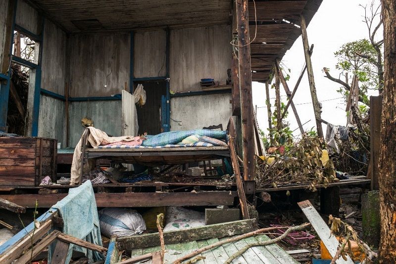 الإعصار باتسيراي يخلّف دماراً كبيراً في مدينة مننجاري في مدغشقر