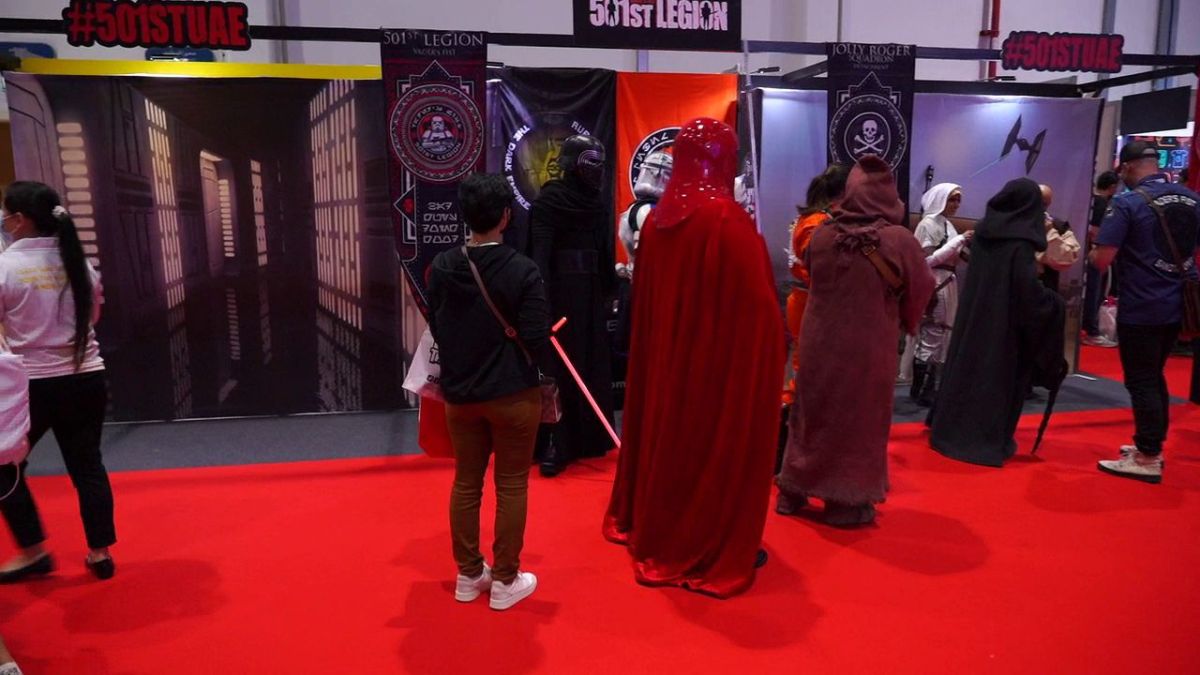 "كوميك كون" في يومه الأول.. أطفال وشباب بأزياء أبطال القصص المصورة والأفلام 2 "كوميك كون" في يومه الأول.. أطفال وشباب بأزياء أبطال القصص المصورة والأفلام