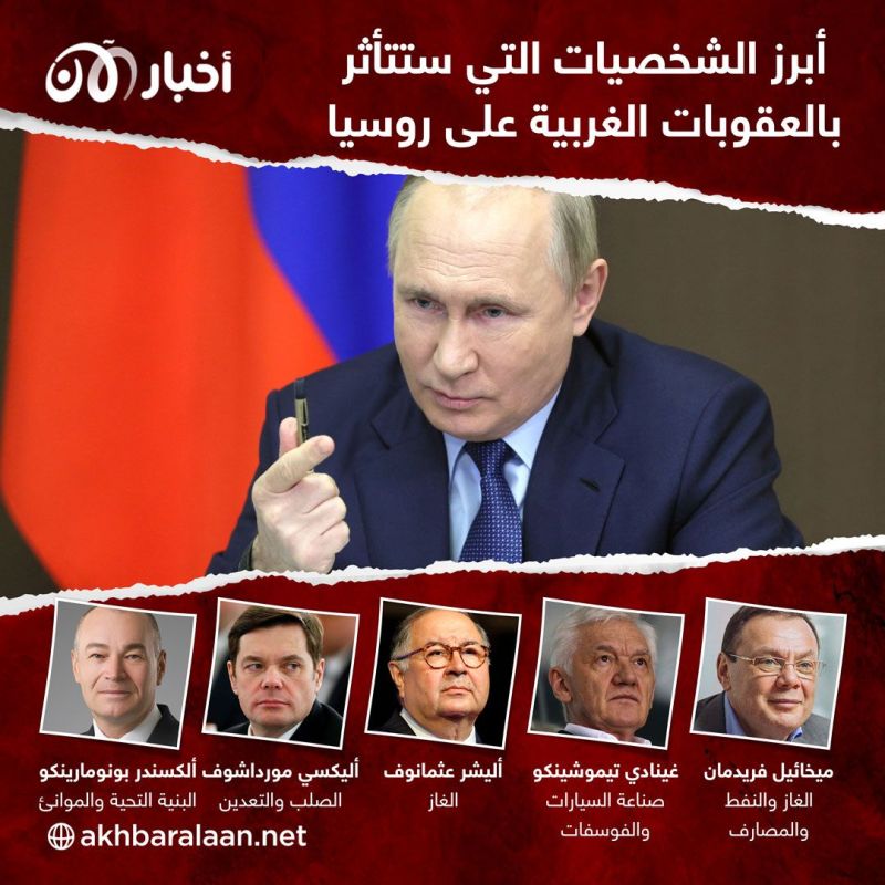 عمالقة الاقتصاد الروس تحت الضغط.. هؤلاء يدفعون ثمن غزو بوتين لأوكرانيا