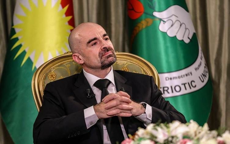 رئيس حزب الاتحاد الوطني الكردستاني بافل طالباني. غيتي