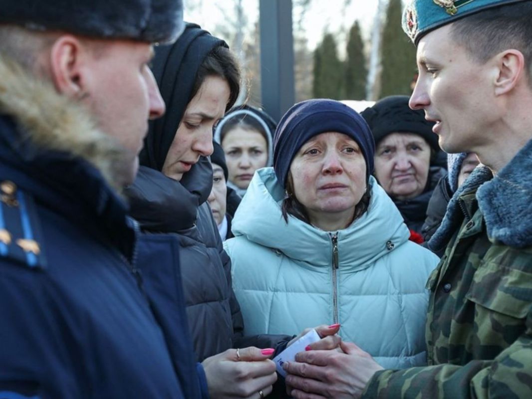 جنازة في موسكو الأسبوع الماضي لرقيب روسي قتل في أوكرانيا. غيتي