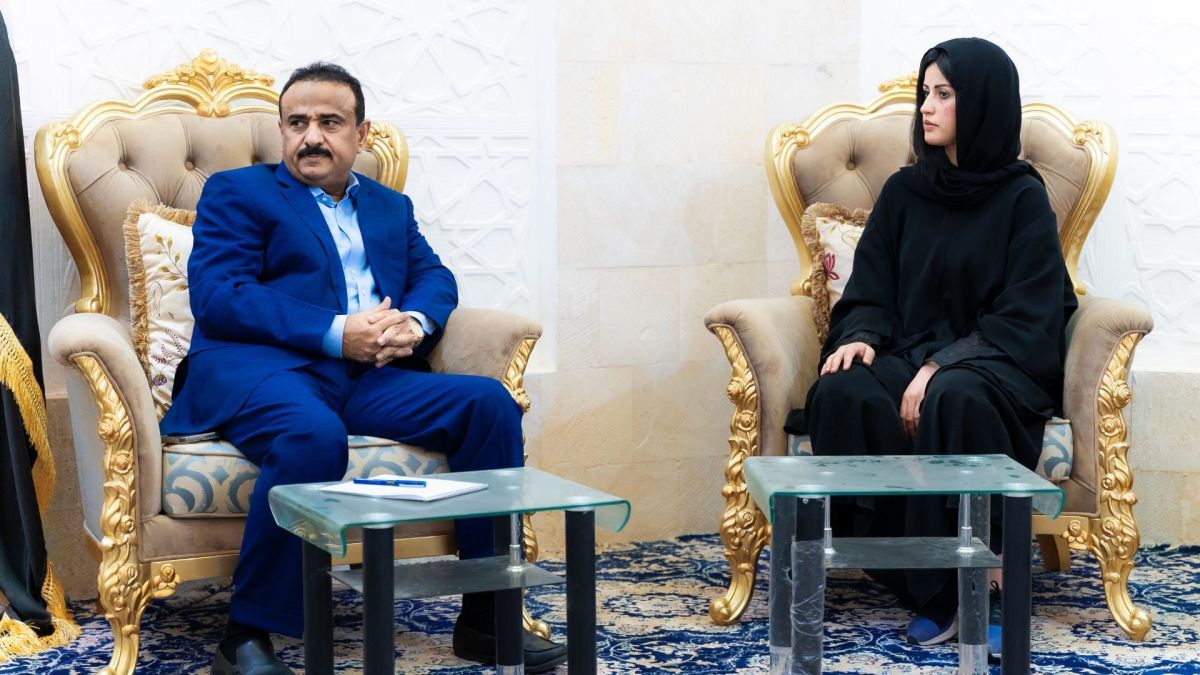 موفدة أخبار الآن سونيا الزغول تزور محافظة شبوة وتلتقي المحافظ والقيادات الأمنية