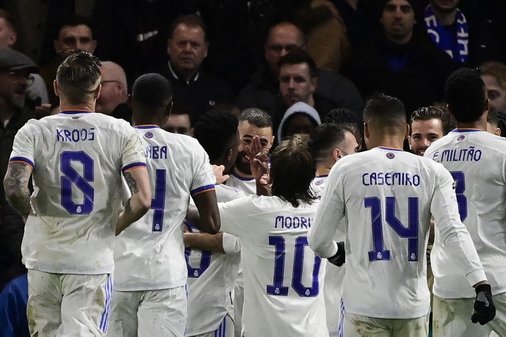 ثلاثية بنزيمة تقود ريال مدريد لاكتساح تشيلسي