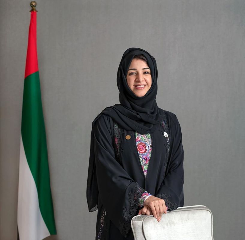 ريم بنت إبراهيم الهاشمي وزيرة دولة لشؤون التعاون الدولي المدير العام لمكتب إكسبو 2020 دبي جاءت في المركز الخامس عشر على قائمة " جلف بيزنس" لأكثر 100 شخصية عربية مؤثرة لعام 2022.(وام)