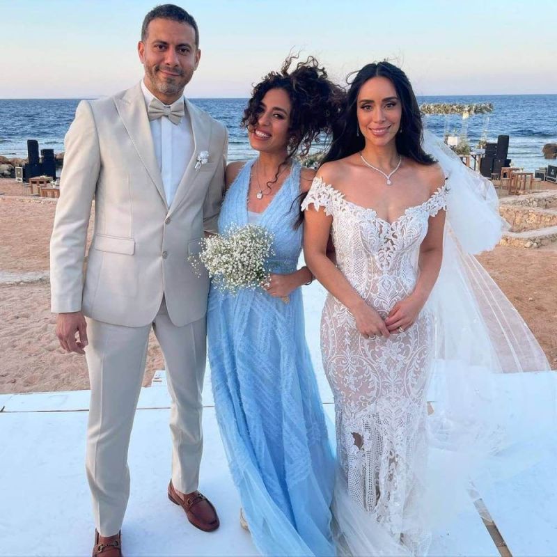 بالصور محمد فراج وبسنت شوقي.. زواج على الطريقة الحديثة