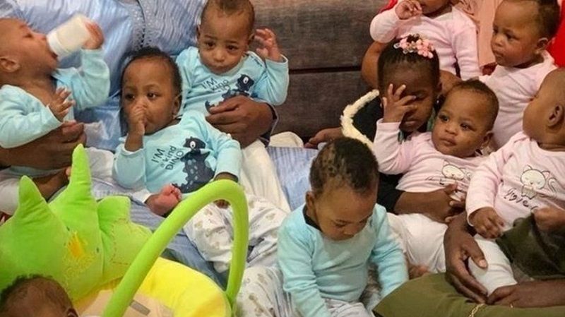 مالي.. 9 توائم يحتفلون بعيد ميلادهم الأول