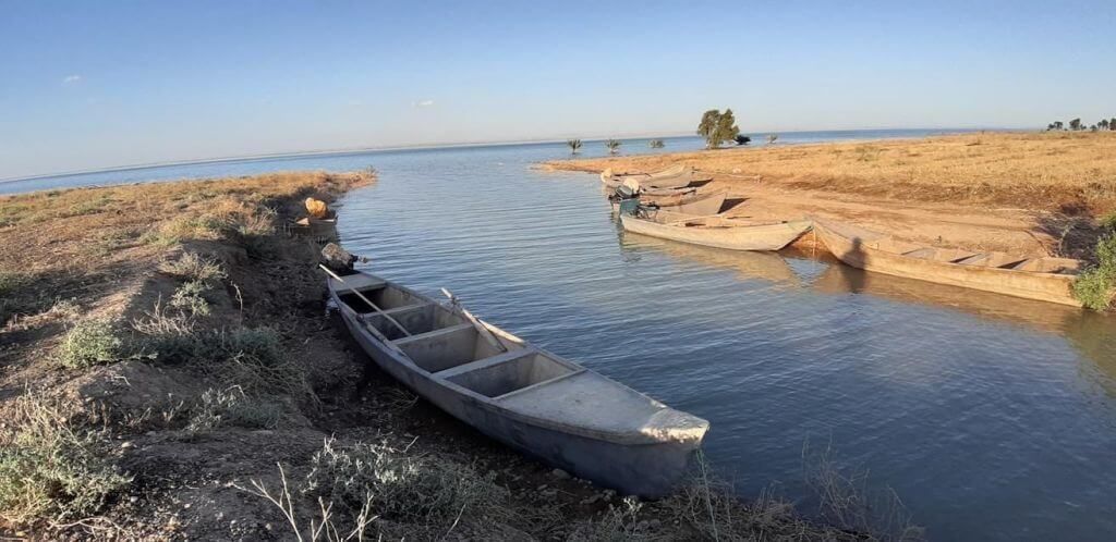 اختفاء بحيرة حمرين في العراق