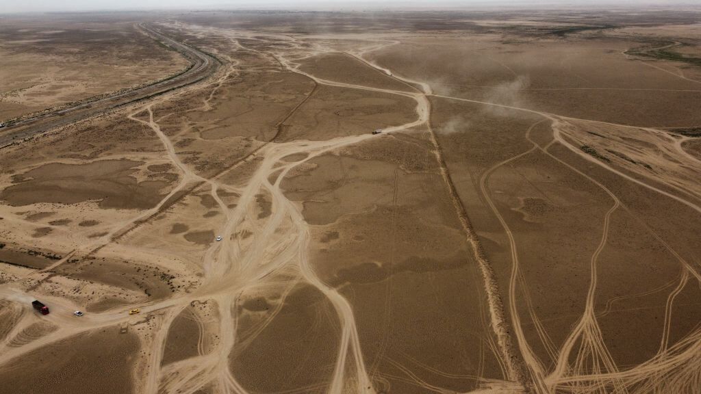 اختفاء بحيرة حمرين في العراق