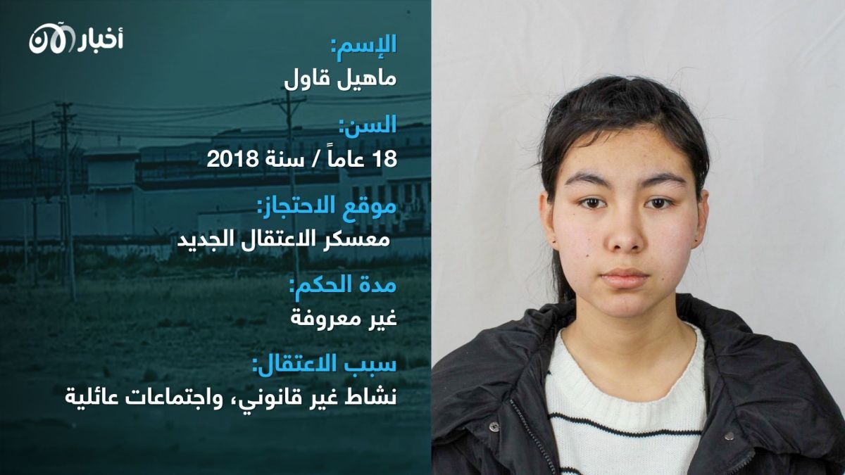 لم يتجاوزن الـ20 عاماً عند اعتقالهن.. ما الذي تريده الصين من فتيات الإيغور داخل معسكرات شينجيانغ؟ 7 لم يتجاوزن الـ20 عاماً عند اعتقالهن.. ما الذي تريده الصين من فتيات الإيغور داخل معسكرات شينجيانغ؟