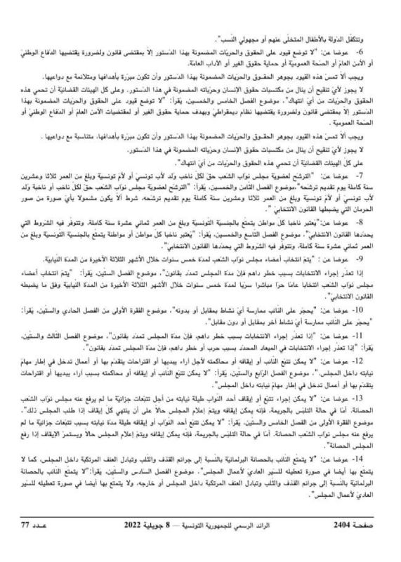 بعد تصريحات الرئيس التونسي عن أخطاء الدستور.. ما هي التعديلات؟