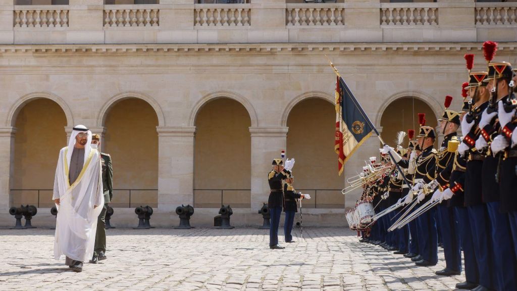 زيارة تاريخية لرئيس الإمارات إلى فرنسا