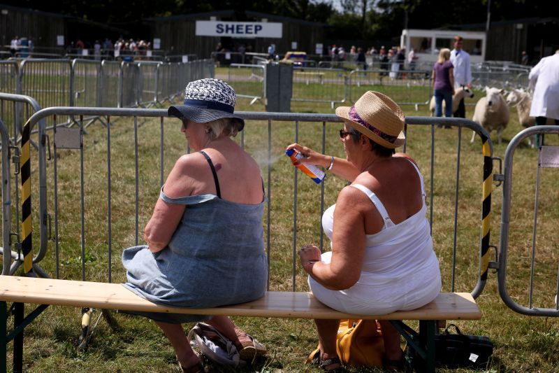 درجات حرارة قياسية في بريطانيا وإغلاق للمدارس والحكومة تتعامل معها كحالة طوارئ 1 حرارة