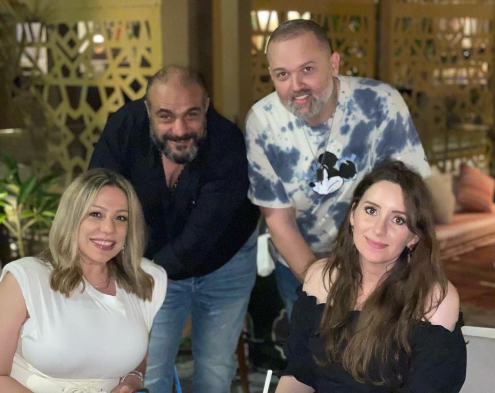 كريم عبد العزيز وايهاب فهمي يحتفلان بعيد ميلاد محمد محمود عبدالعزيز