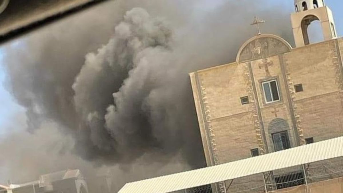 حريق جديد بكنيسة في مصر 1 حريق جديد بكنيسة في مصر