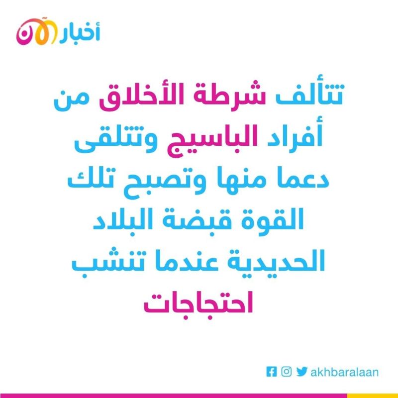 ما هي قوات الباسيج.. الجهاز الإيراني المختص لقمع الاحتجاجات في إيران؟