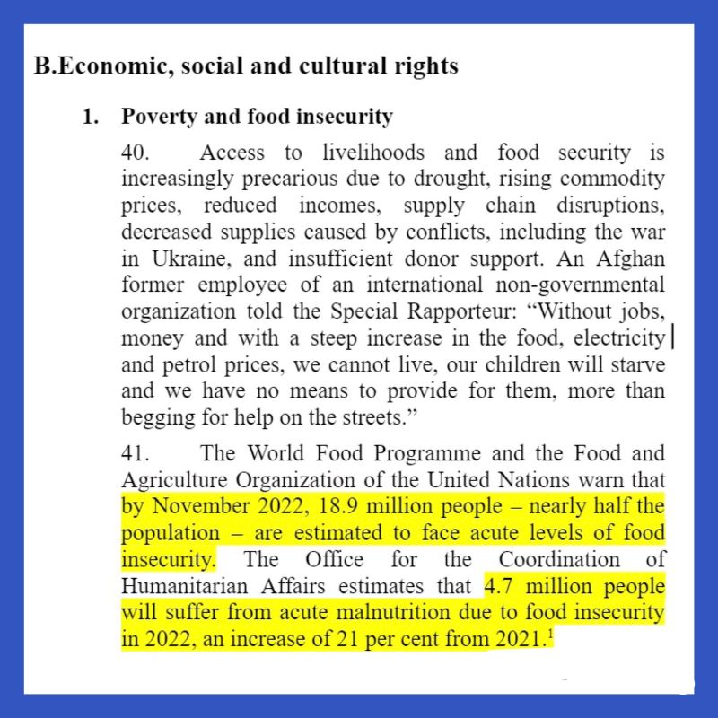 الأمم المتحدة لأخبار الآن: أفغانستان محاصرة والأفغان يعانون من استبداد طالبان 2 الأمم المتحدة لأخبار الآن: أفغانستان محاصرة والأفغان يعانون من استبداد طالبان