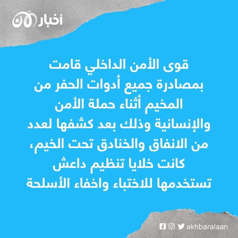 مبادرة من جمعية الكوبا لتوزيع أدوات حفر في مخيم الهول تثير الشكوك 1 مبادرة من جمعية الكوبا لتوزيع أدوات حفر في مخيم الهول تثير الشكوك