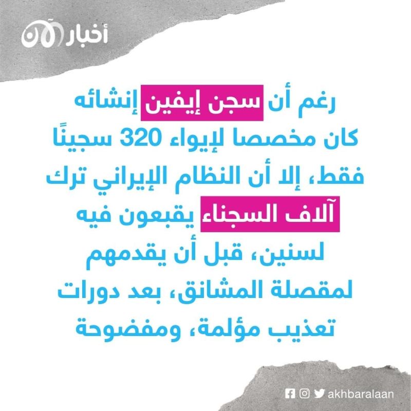 ماذا تعرف عن سجن إيفين سيئ السمعة في إيران؟