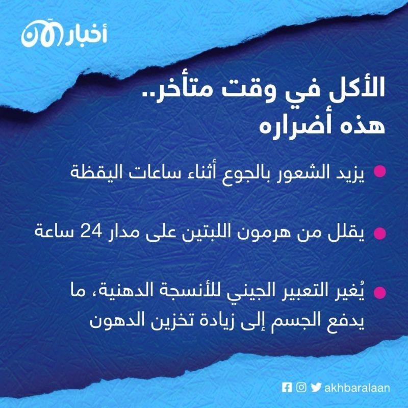 وجبة العشاء.. كيف تحفز الجوع وتفاقم السمنة؟ 2 وجبة العشاء.. كيف تحفز الجوع وتفاقم السمنة؟