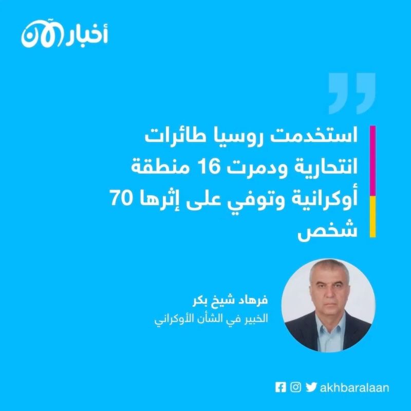 بالمسيرات الإيرانية.. روسيا تستهدف البنى التحتية للطاقة في أوكرانيا