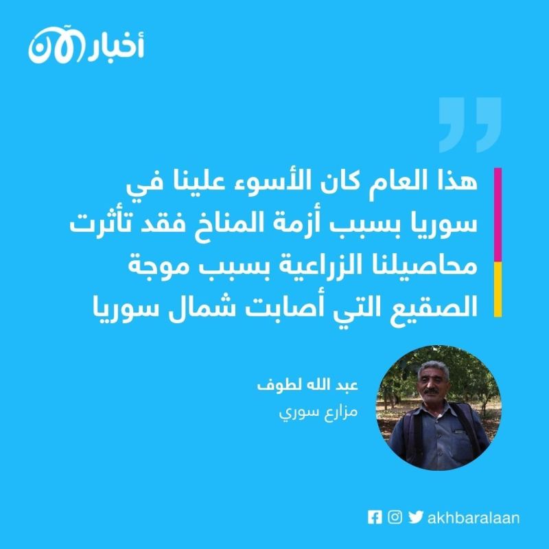 مزارعون من سوريا لأخبار الآن: مضطرون لاستخدام مياه الصرف الصحي لري مزارعنا 3 مزارعون من سوريا لأخبار الآن: مضطرون لاستخدام مياه الصرف الصحي لري مزارعنا