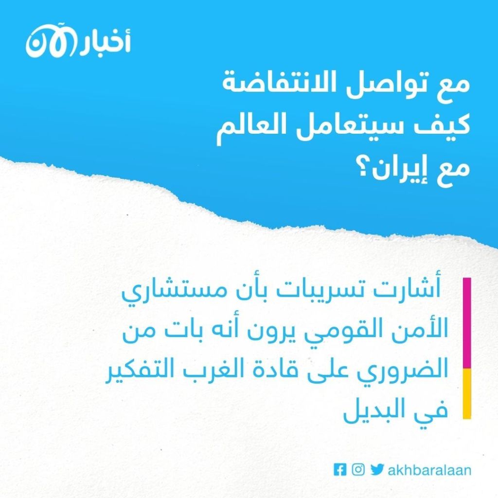 بوادر انقسام في النظام الإيراني بعد اشتداد الانتفاضة وترسخها
