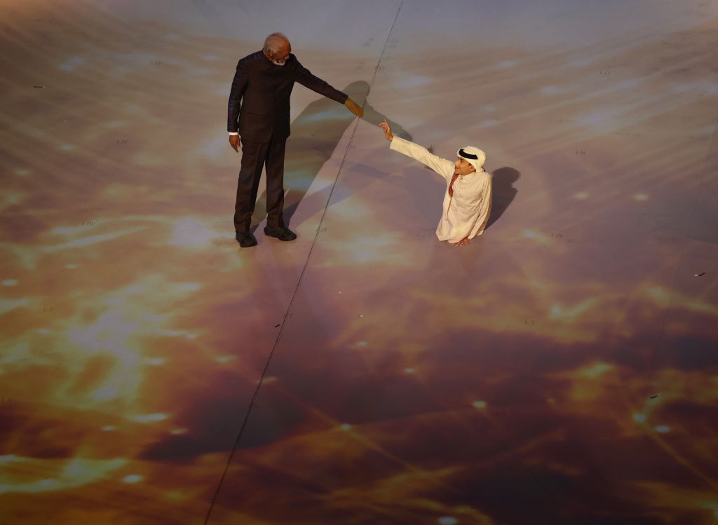 بحضور رسمي وعالمي.. قطر تقص شريط افتتاح كأس العالم 2022 (صور)