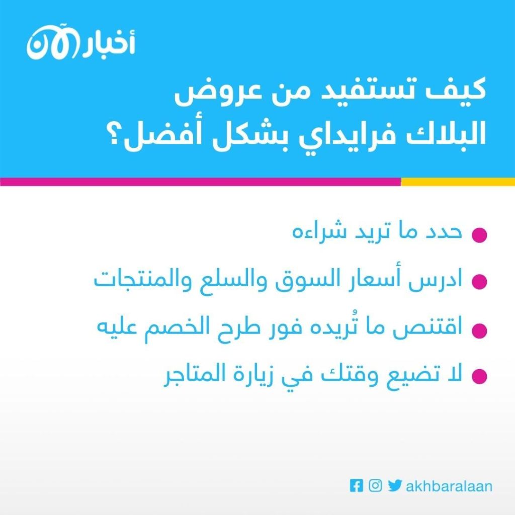 البلاك فرايداي.. 4 نصائح لأفضل استفادة من عروض الجمعة البيضاء