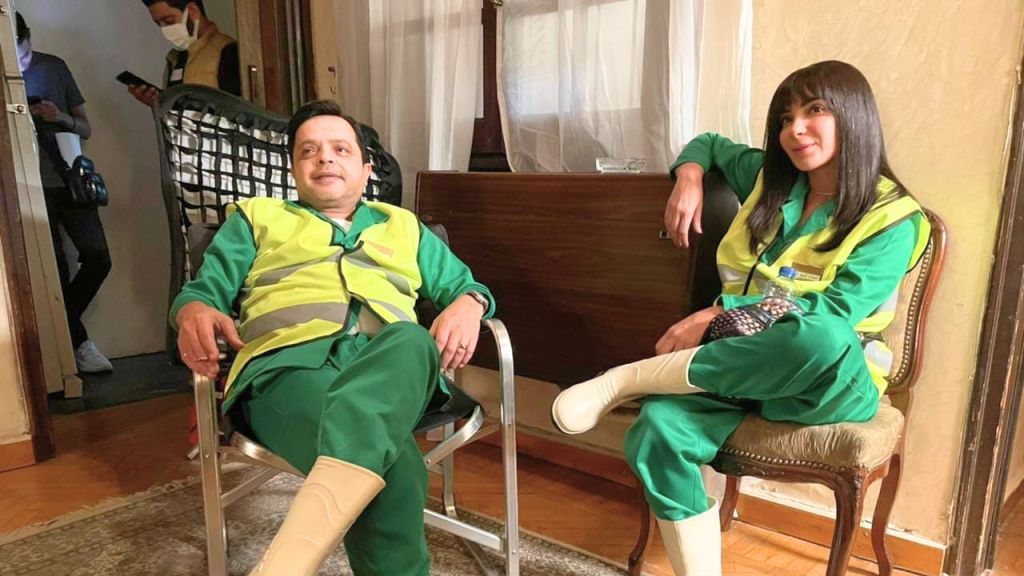 الفنان باسم السمرة ضيف شرف في فلم مع هنيدي