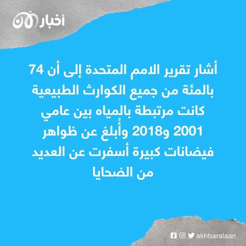 الأمم المتحدة: الماء مؤشر هام على أزمة المناخ