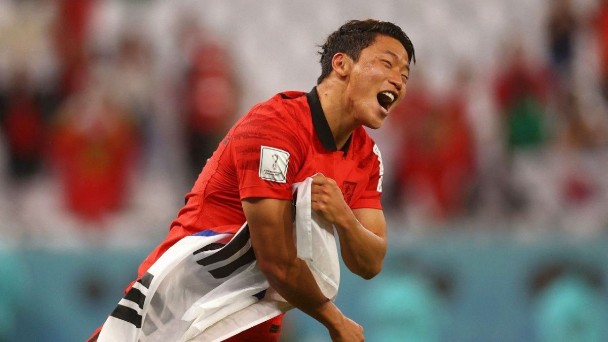 بالصور.. أفراح جنونية لنجوم كوريا الجنوبية عقب الفوز على البرتغال