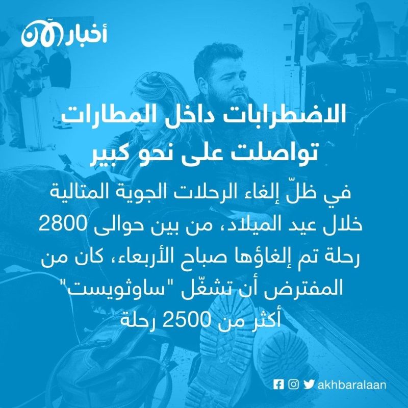 الولايات المتحدة تخرج ببطء من العاصفة الثلجية واستمرار الاضطرابات بالمطارات