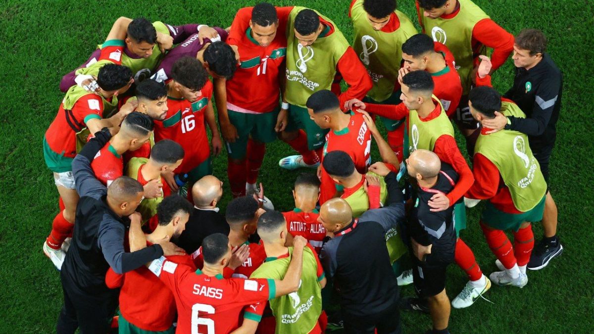 بالصور.. فرحة نجوم المغرب بالفوز التاريخي على إسبانيا