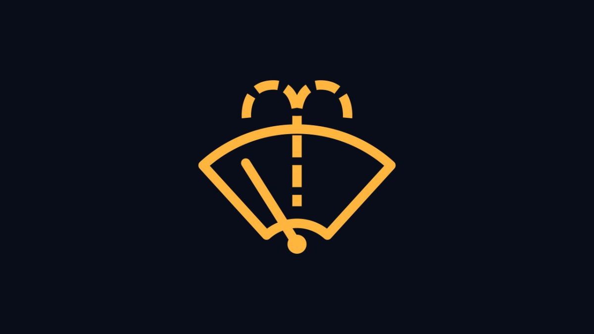 الرموز والإشارات الضوئية على لوحة قيادة السيارة