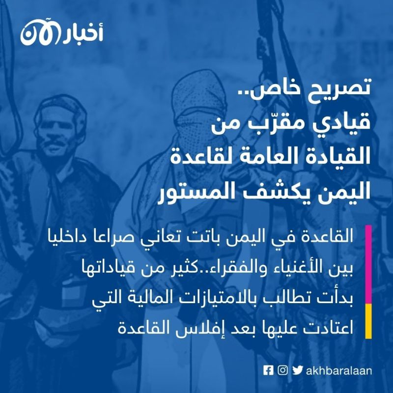 فساد القيادة وإفلاس التنظيم: أزمة القاعدة المالية في اليمن تدفع باطرفي إلى بيع خدماته