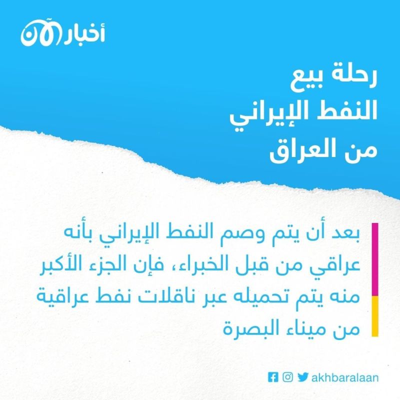 للتحايل على العقوبات.. إيران تهّرب نفطها على أنه نفط عراقي 2 للتحايل على العقوبات.. إيران تهّرب نفطها على أنه نفط عراقي