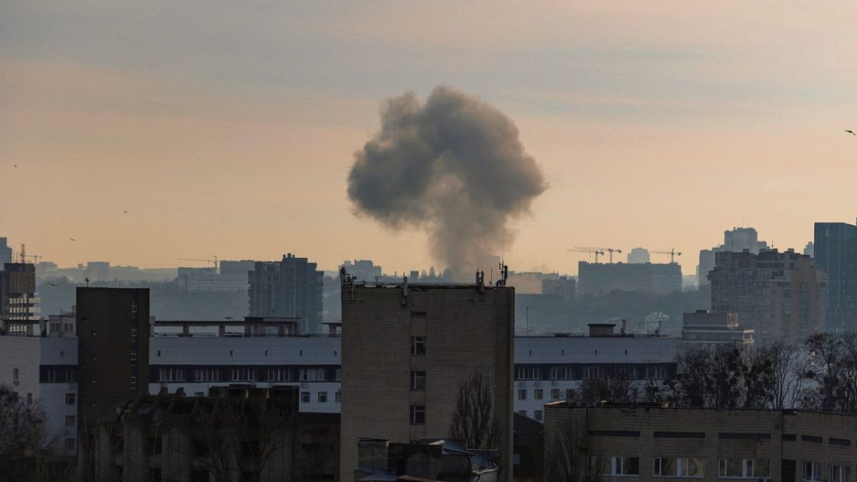 قصف كييف.. انفجارات عنيفة تهز العاصمة الأوكرانية