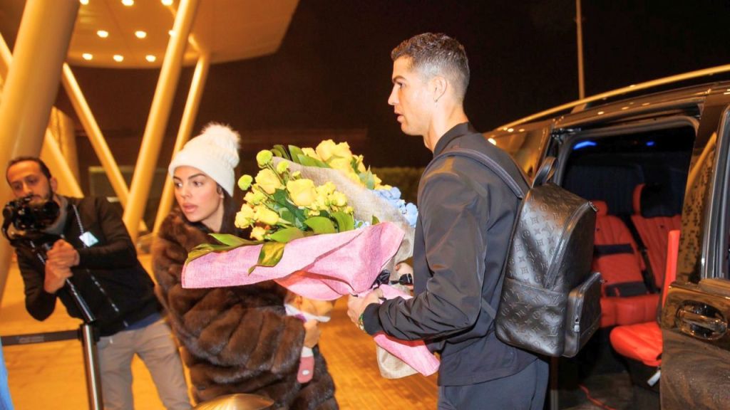 استقبال حافل لكريستيانو رونالدو في السعودية