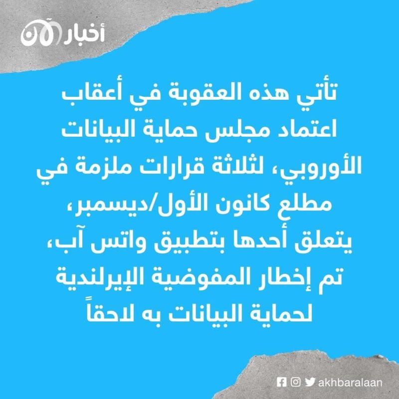 غرامتان بمئات الملايين من اليوروهات على شركة ميتا