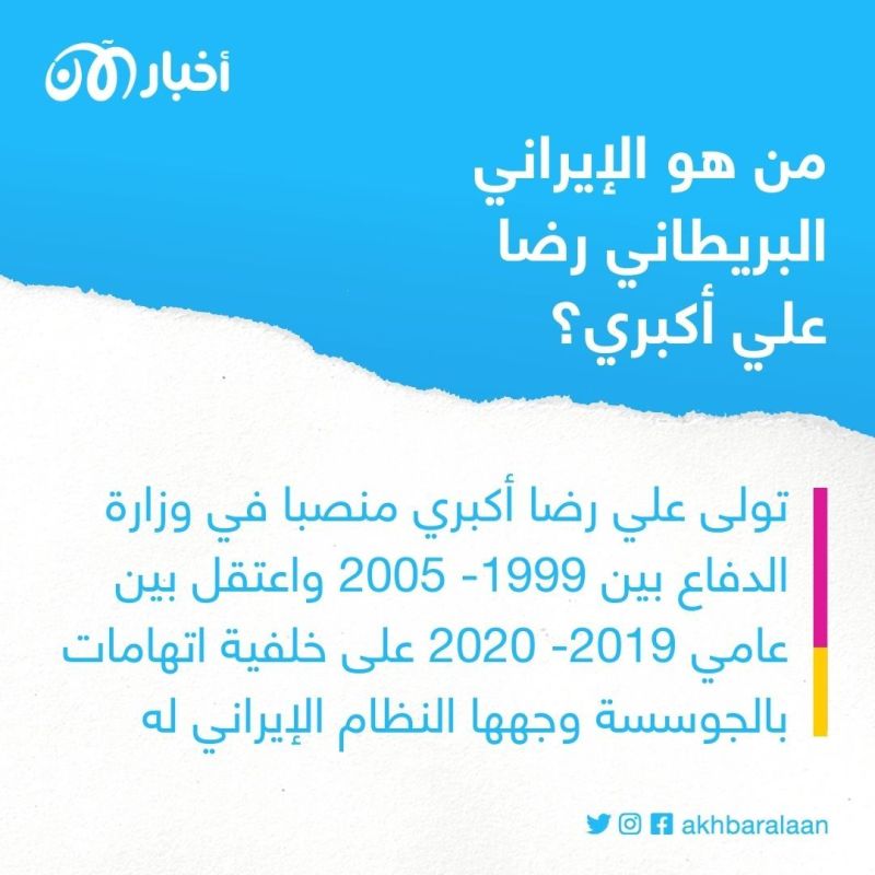 إعدام المواطن "البريطاني الإيراني" علي رضا أكبري في طهران 1 إيران تتحدى بريطانيا وتنفذ حكم الإعدام على علي رضا أكبري