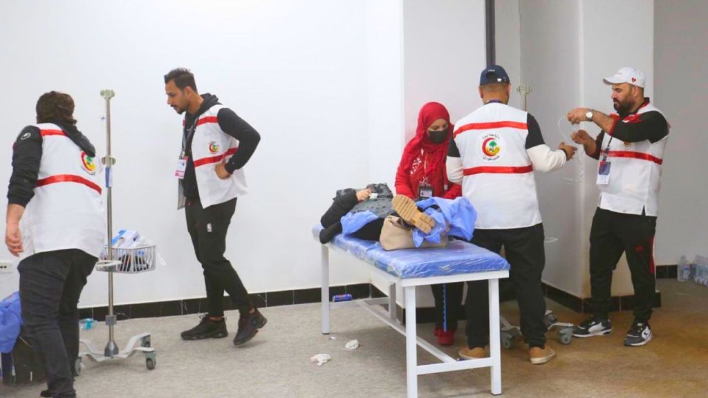 أجواء خليجي 25 في البصرة بين الحماس وحوداث التدافع 6 بالصور.. أجواء خليجي 25 في البصرة بين الحماس وحوداث التدافع