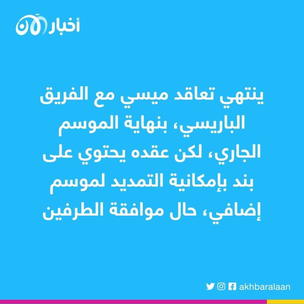 هل يرحل ميسي عن باريس سان جيرمان؟