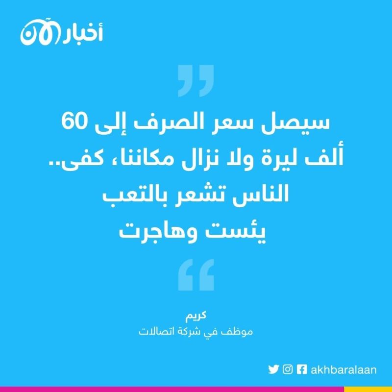 احتجاجات أمام المصرف المركزي بسبب انهيار الليرة اللبنانية