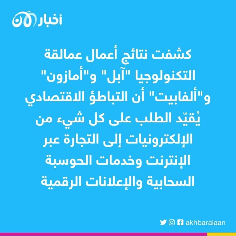عمالقة وادي السيليكون في خطر.. هبوط أسهم "آبل" و"أمازون" و"غوغل"