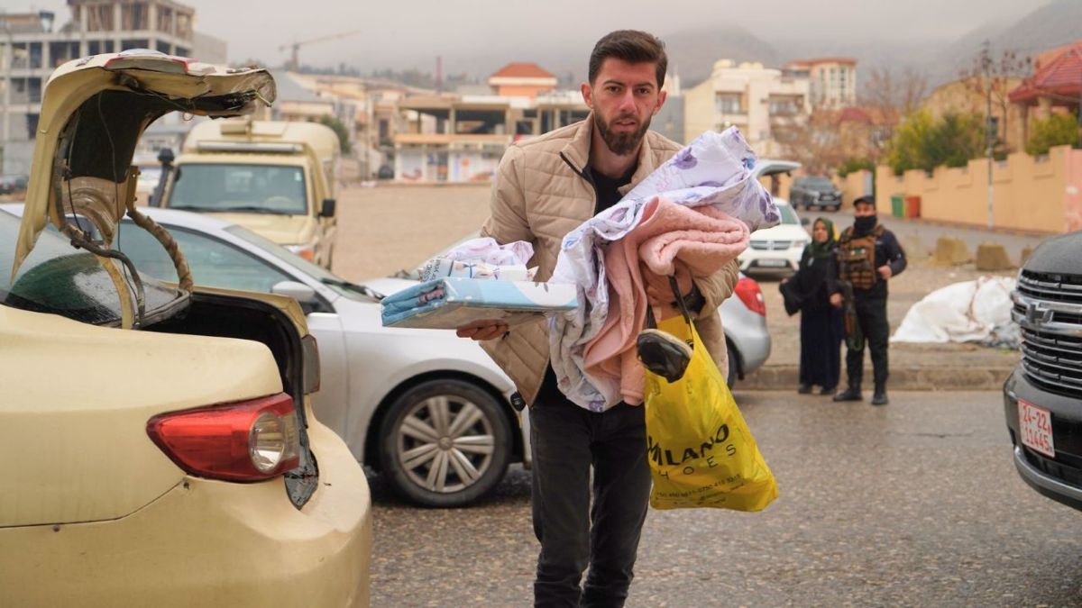 مساعدات عراقية إلى متضرري الزلزال في تركيا وسوريا